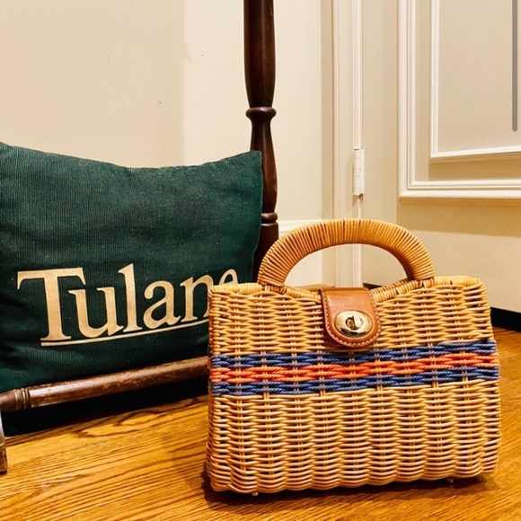 ISO Coastal Wicker Straw Rattan Bags Totes Must be MADE IN USA for photo shoot - Picture 7 of 8